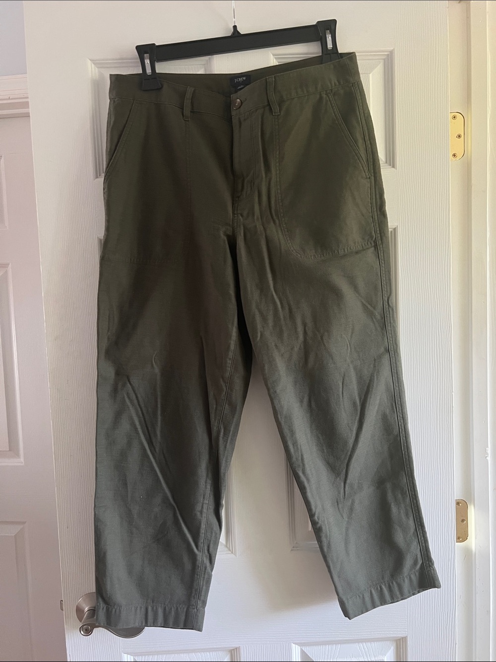 J. Crew Olive Utility Chinos